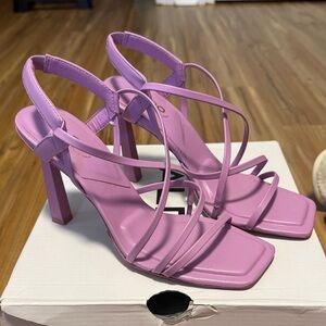 Aldo Lilac Strappy Heels